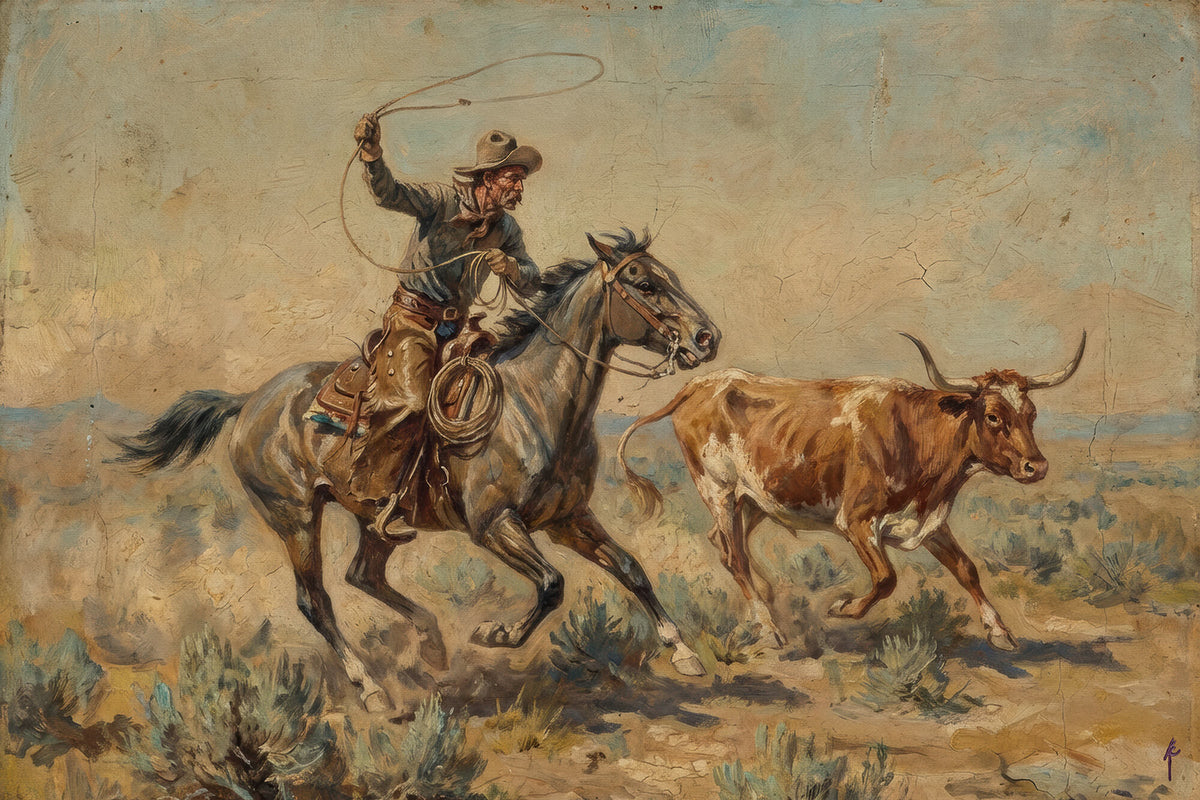 Roping the Longhorn