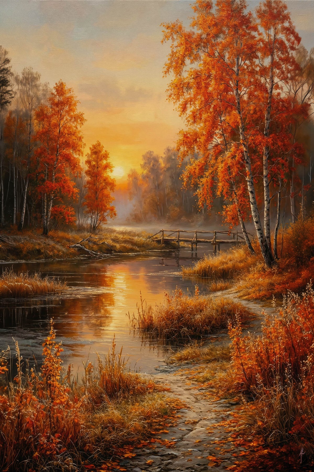The Bridge at Sunrise