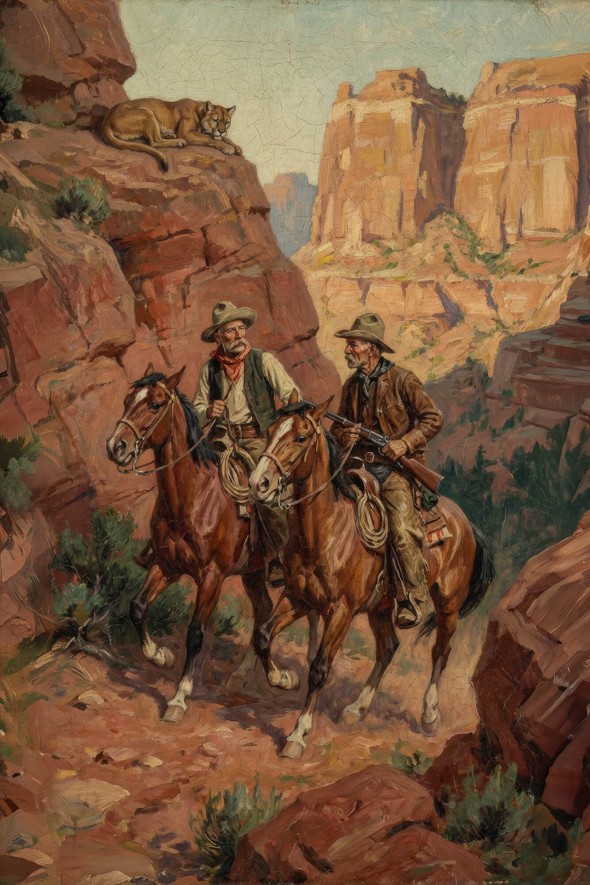 Deep Canyon, Loaded Rifles, and Company They Cannot See