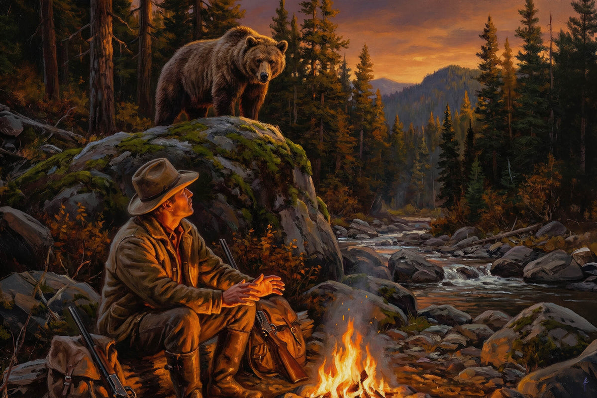 Grizzly at Camp