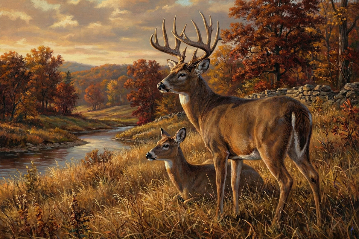 October Companions at River's Edge