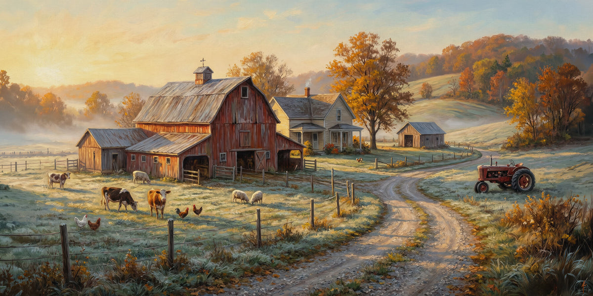 The First Light Finds the Farm Already Awake