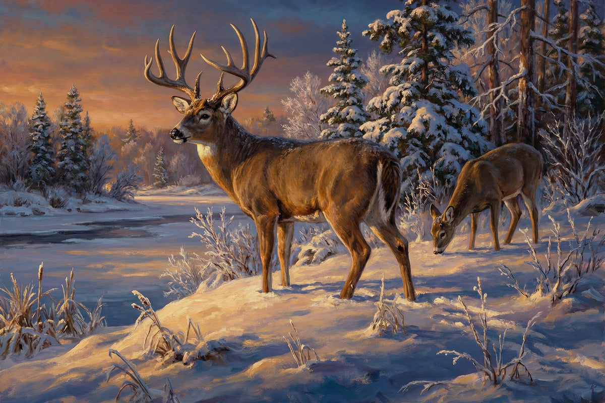 Morning Light on Icy Shores
