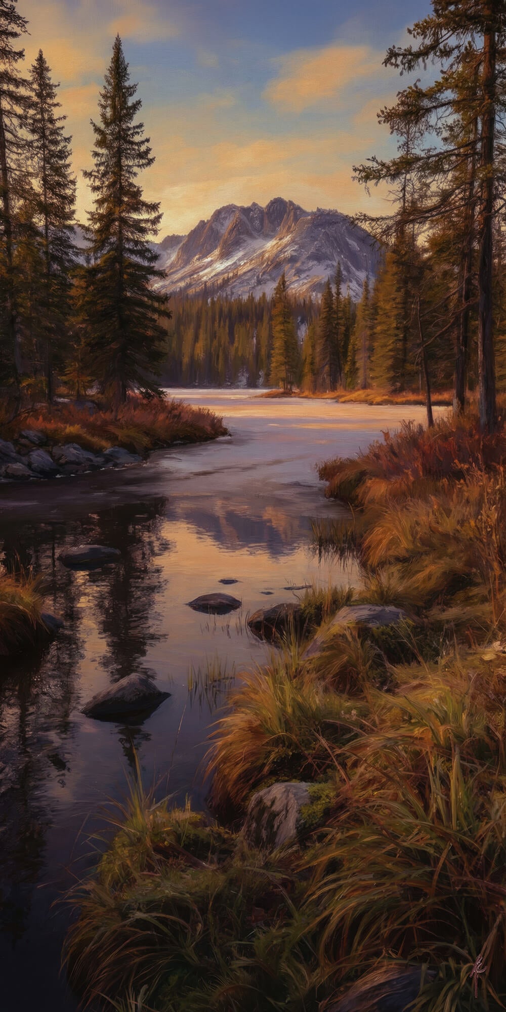 Alpine Creek at Day's End
