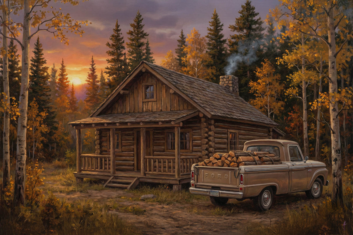 Day's End at the Cabin