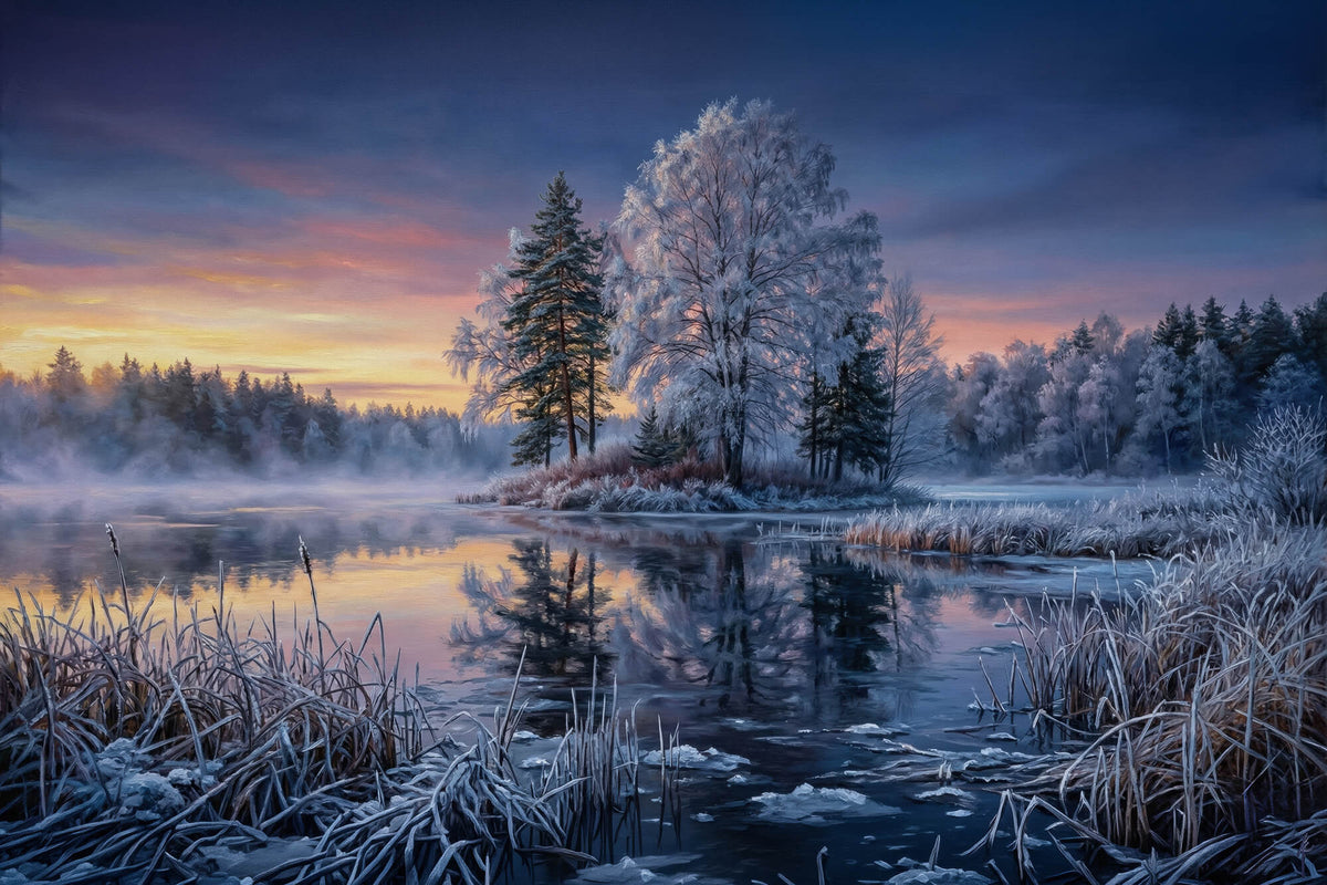 The Lake Holds Its Mirror Up to Twilight