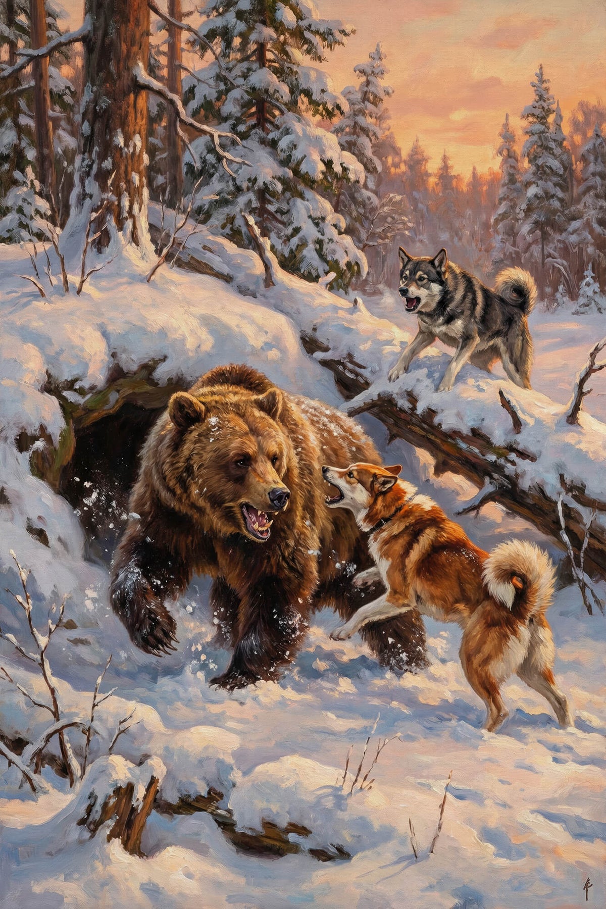 Brave Dogs vs Grizzly