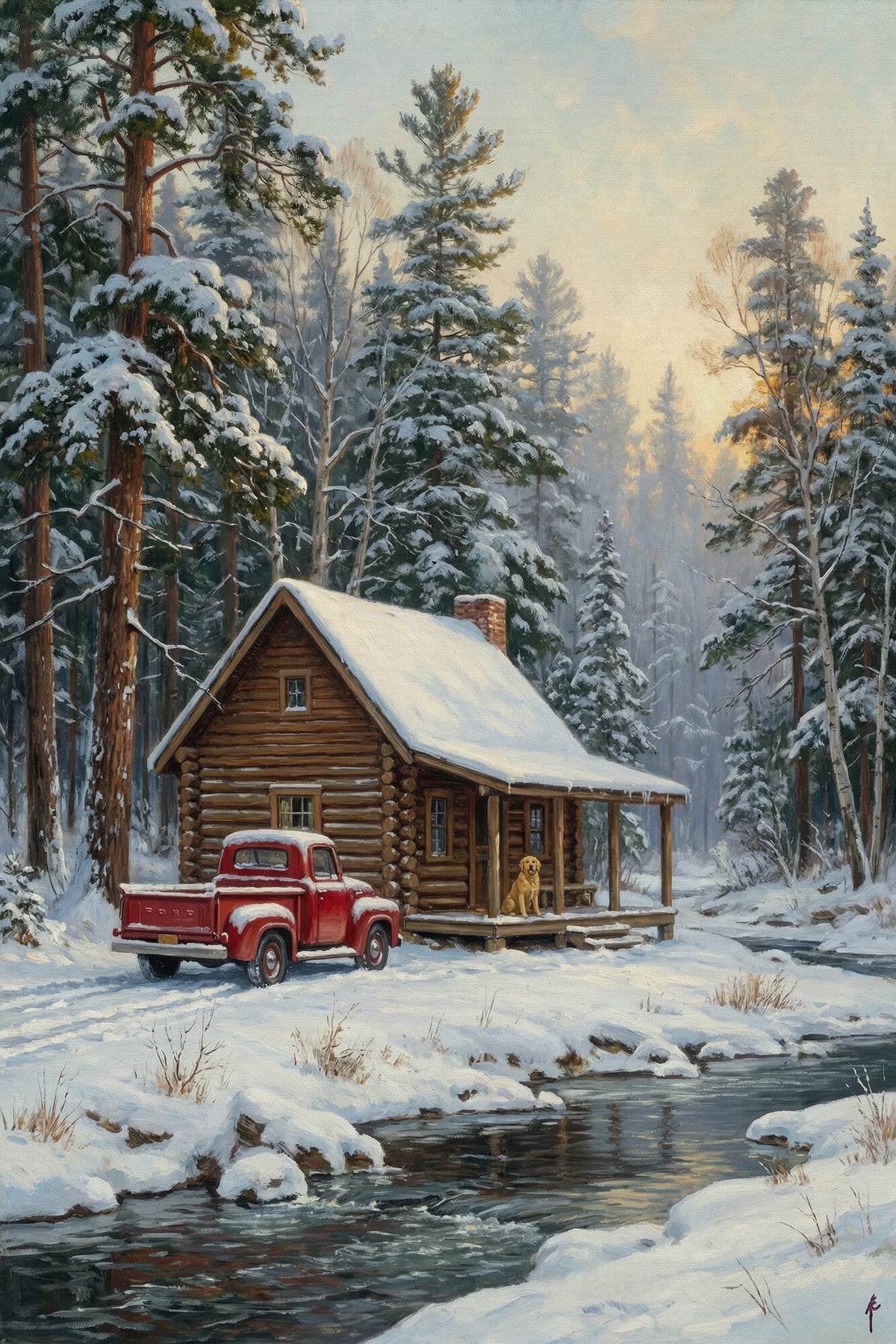 Creek Side Winter Home