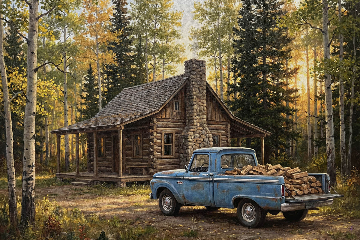 Autumn Wood Gathering