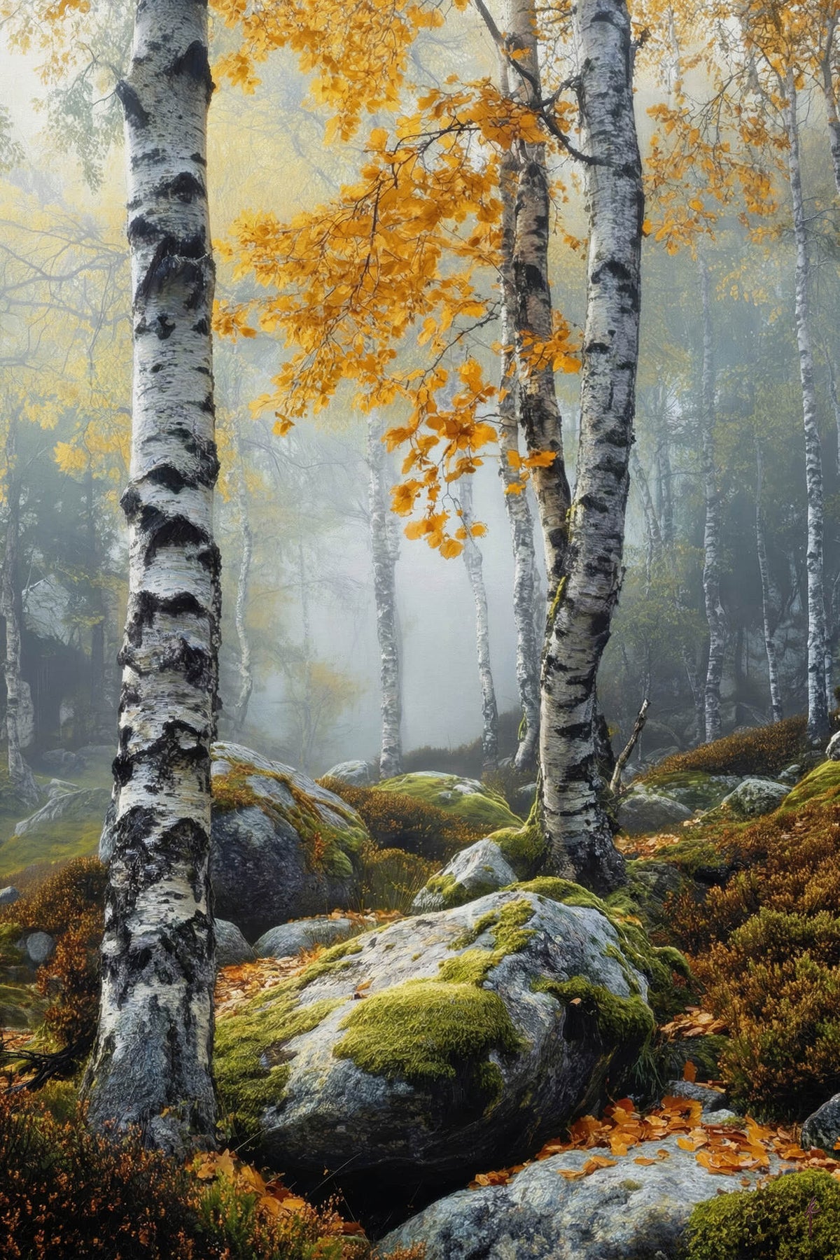 The Birch and Boulder Grove