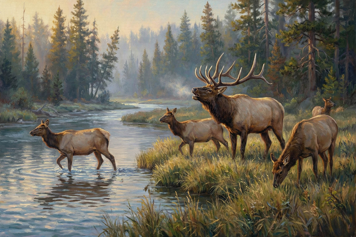 Morning at the River's Edge