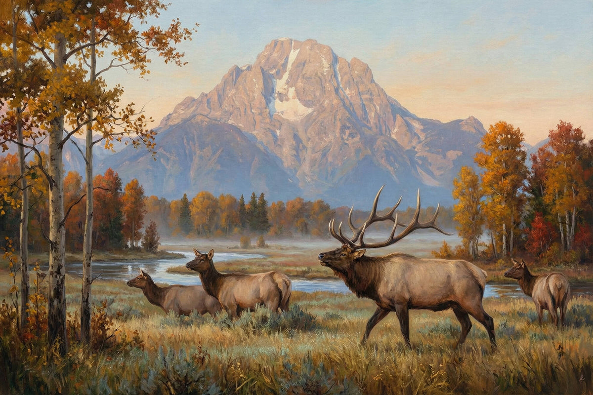 Morning at Mount Moran