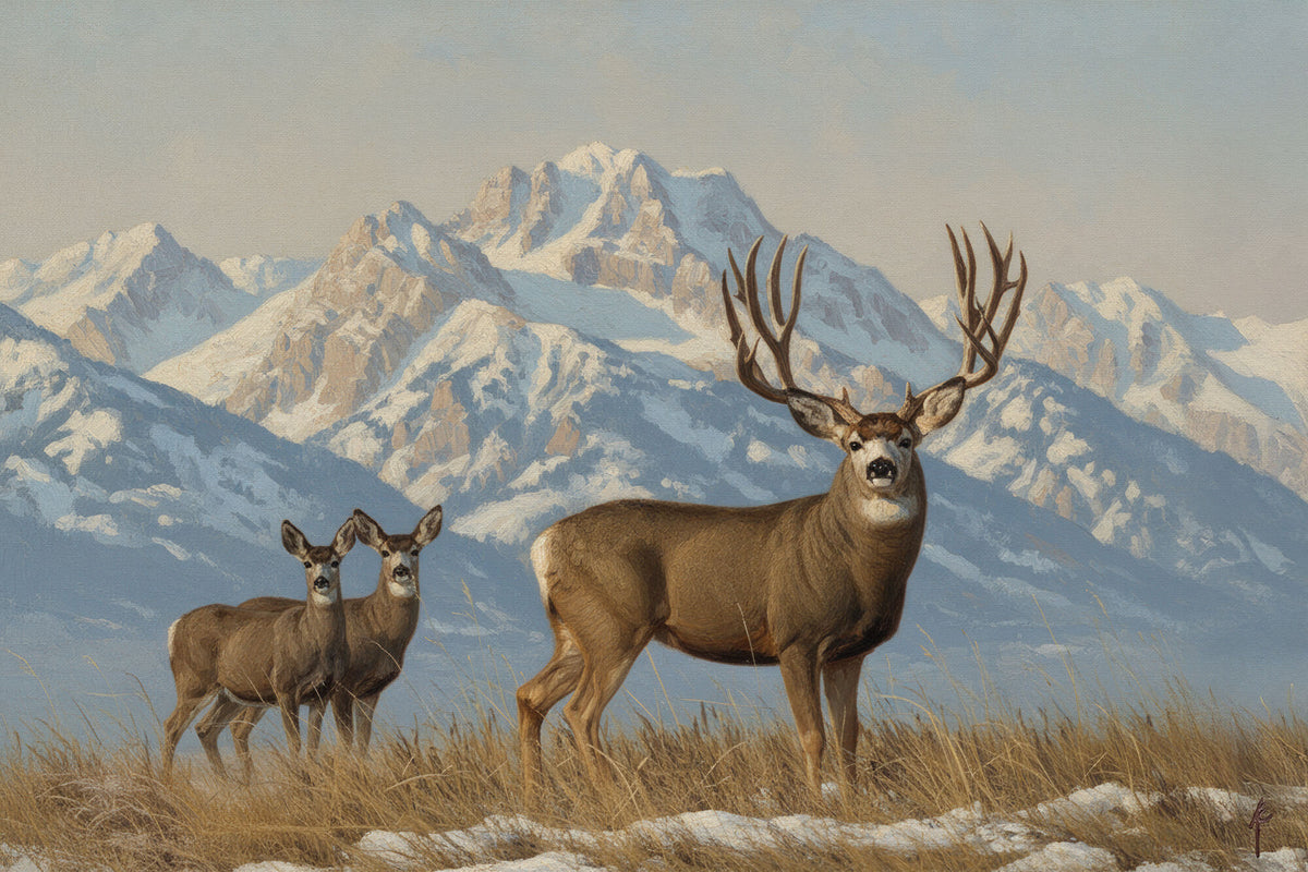 Majestic Buck and Companions