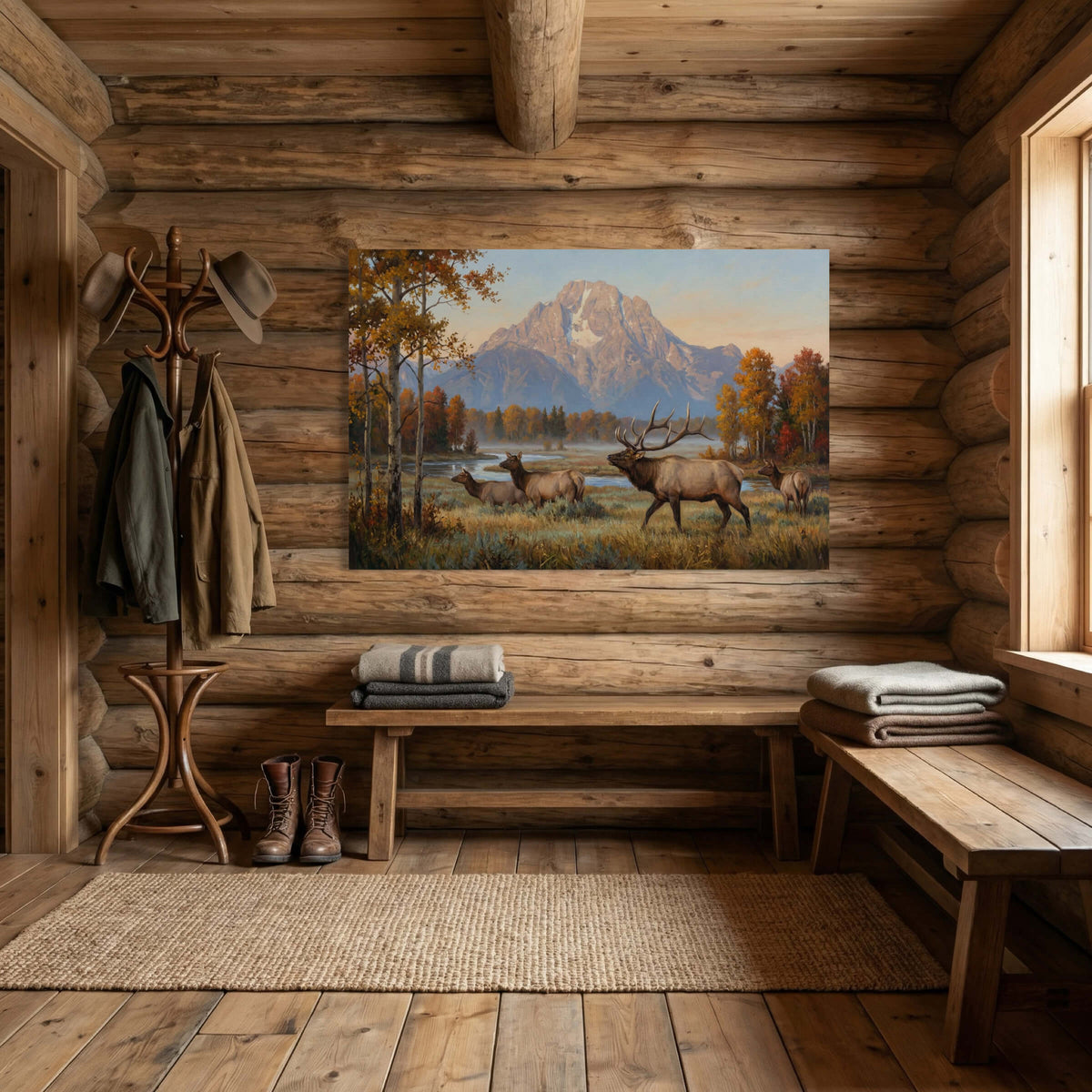 Morning at Mount Moran
