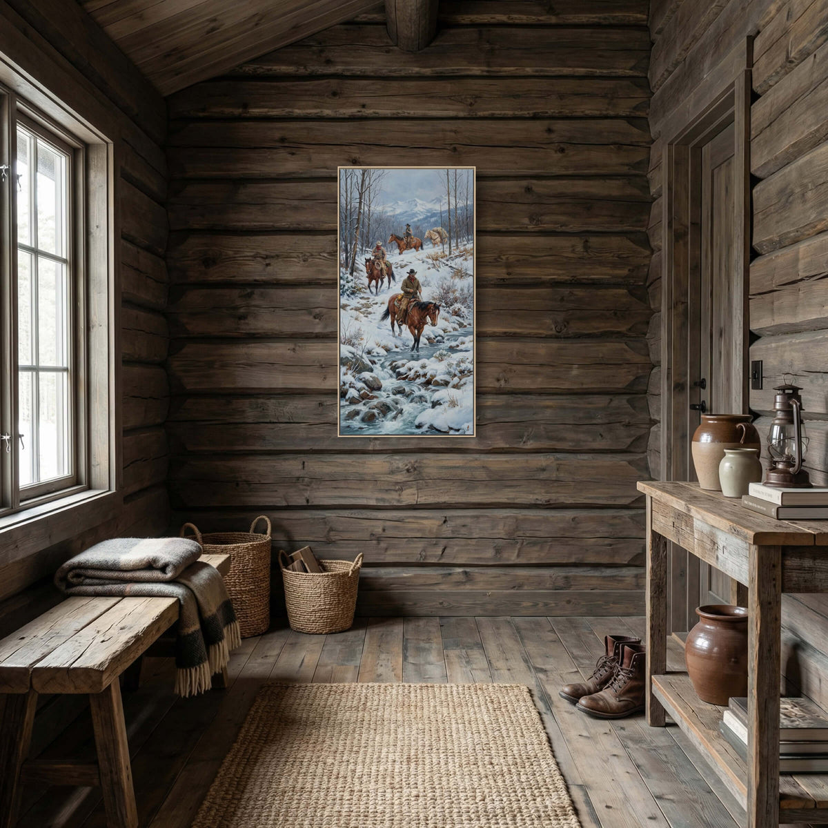 Three Cowboys, One Cold Stream, No Complaints