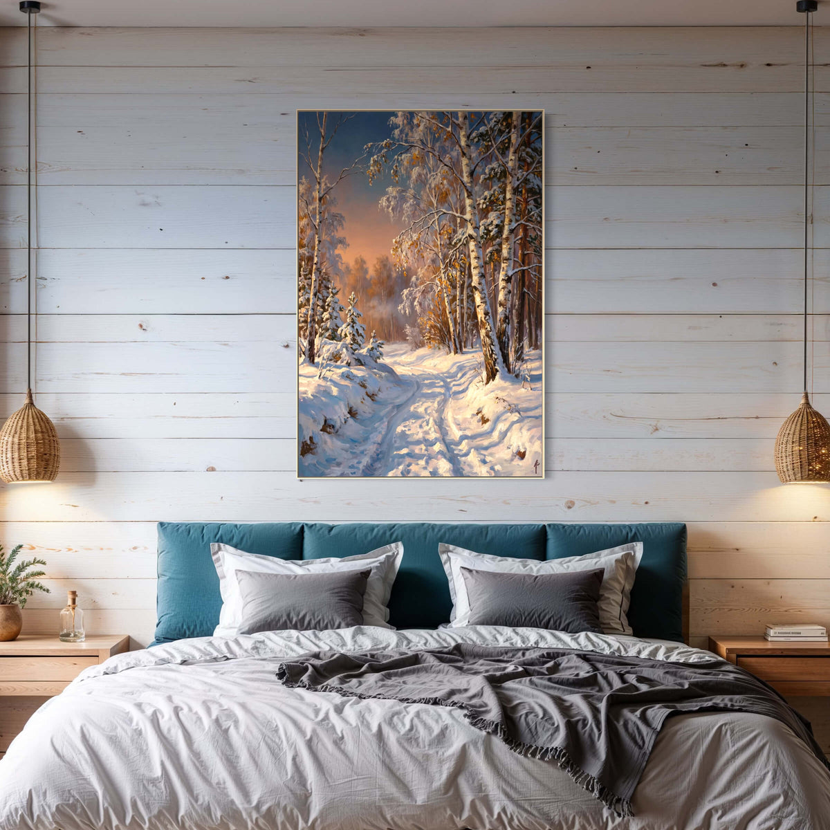 The Warm Light After the Snowfall