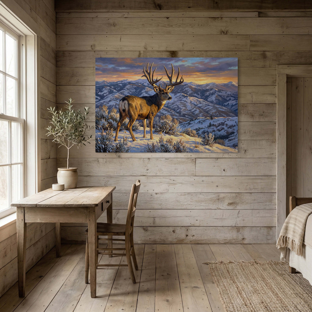 Evening Watch Over Endless Peaks