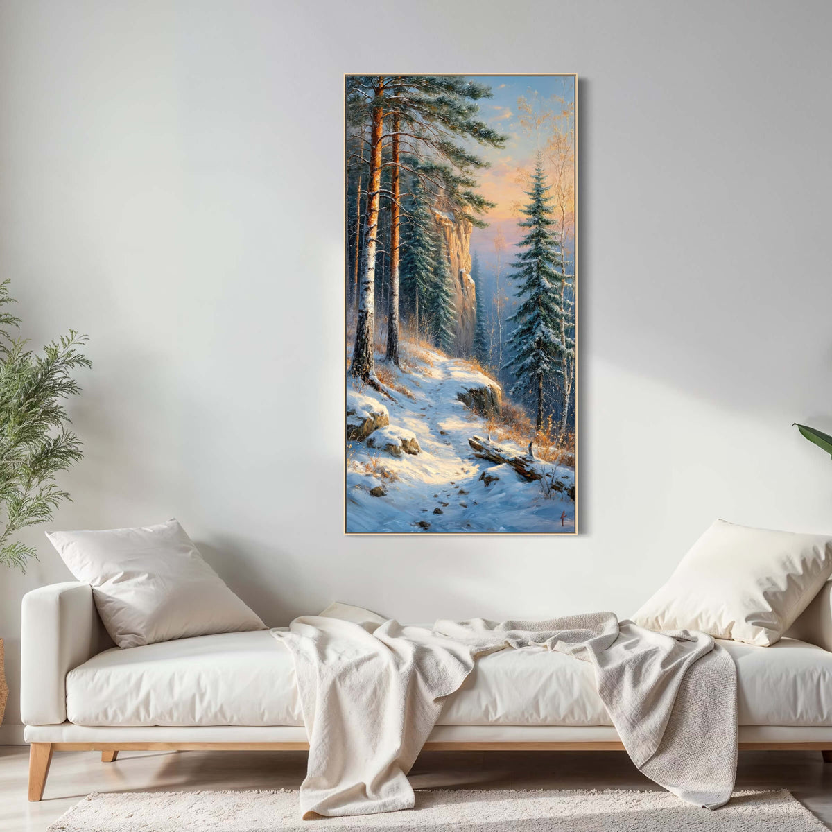 A Winter Trail Along the Edge of Everything