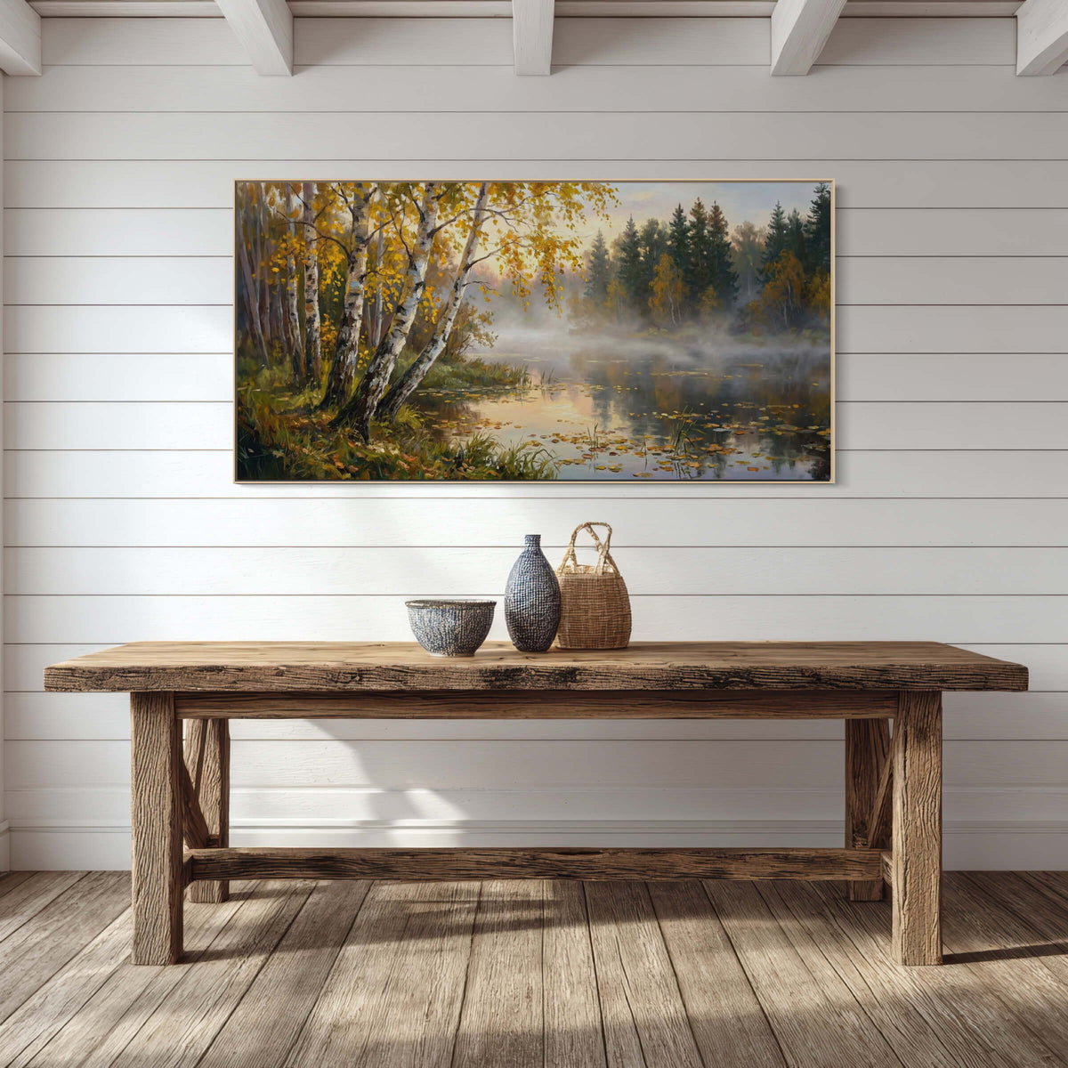 The Birch Leans Over Still Water