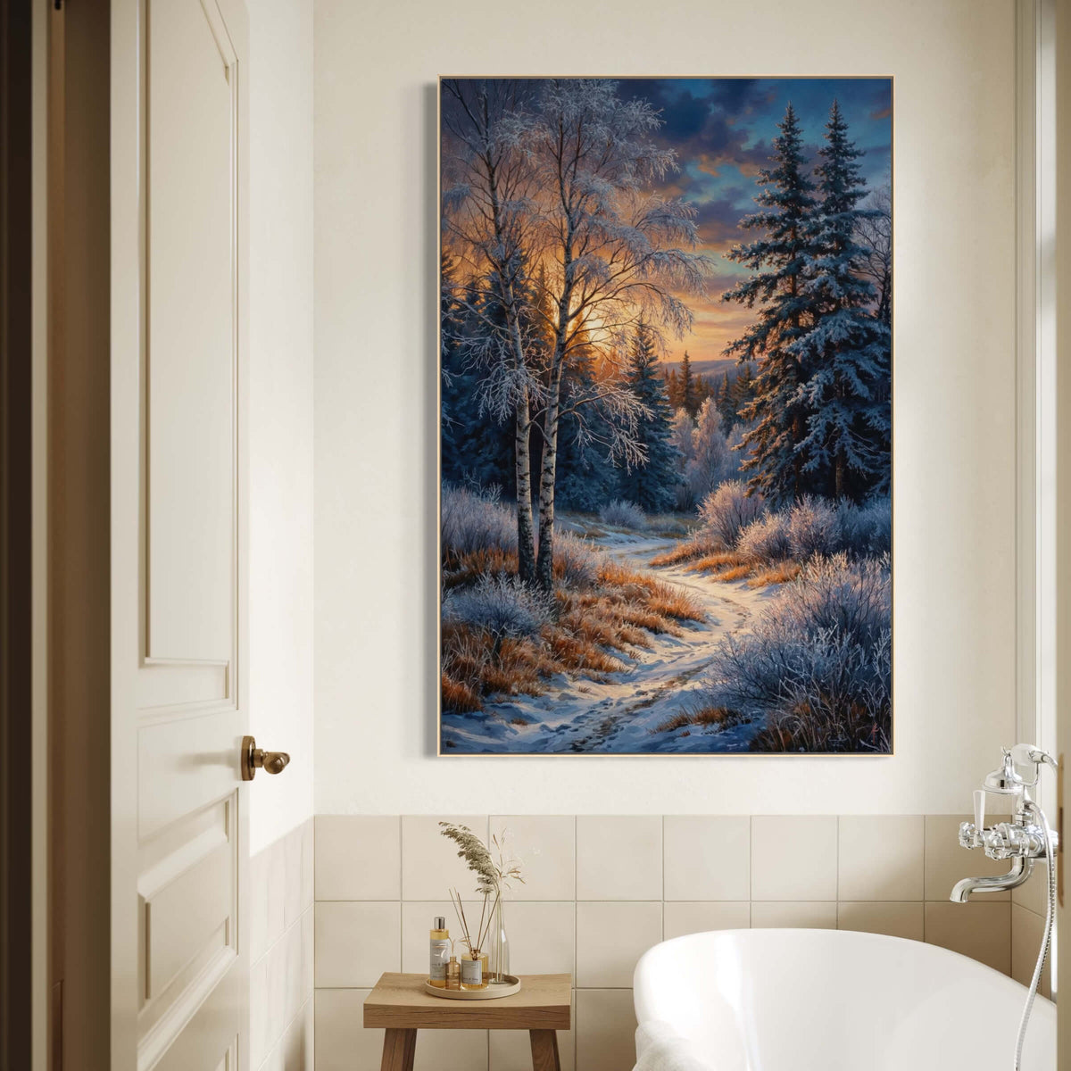 Frost and Fire at the Forest's Heart