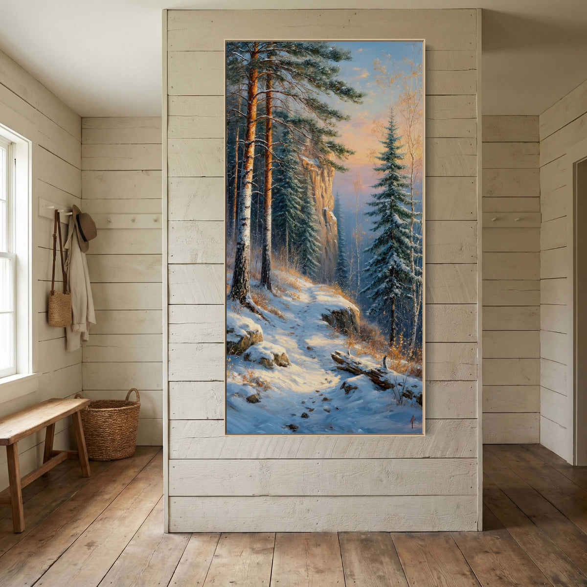 A Winter Trail Along the Edge of Everything