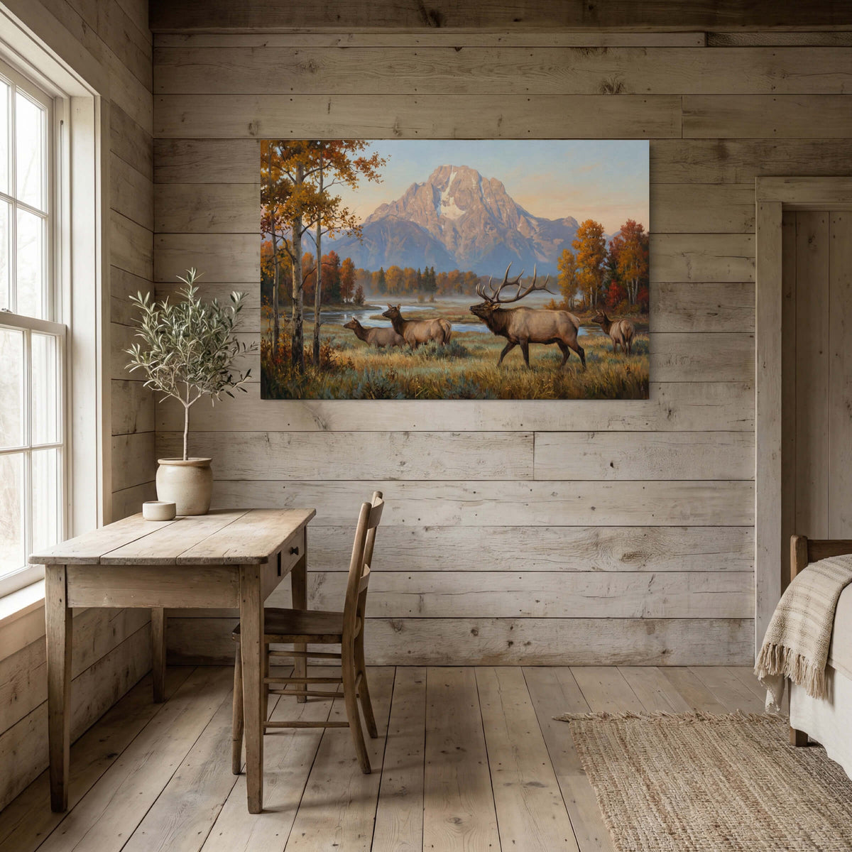 Morning at Mount Moran