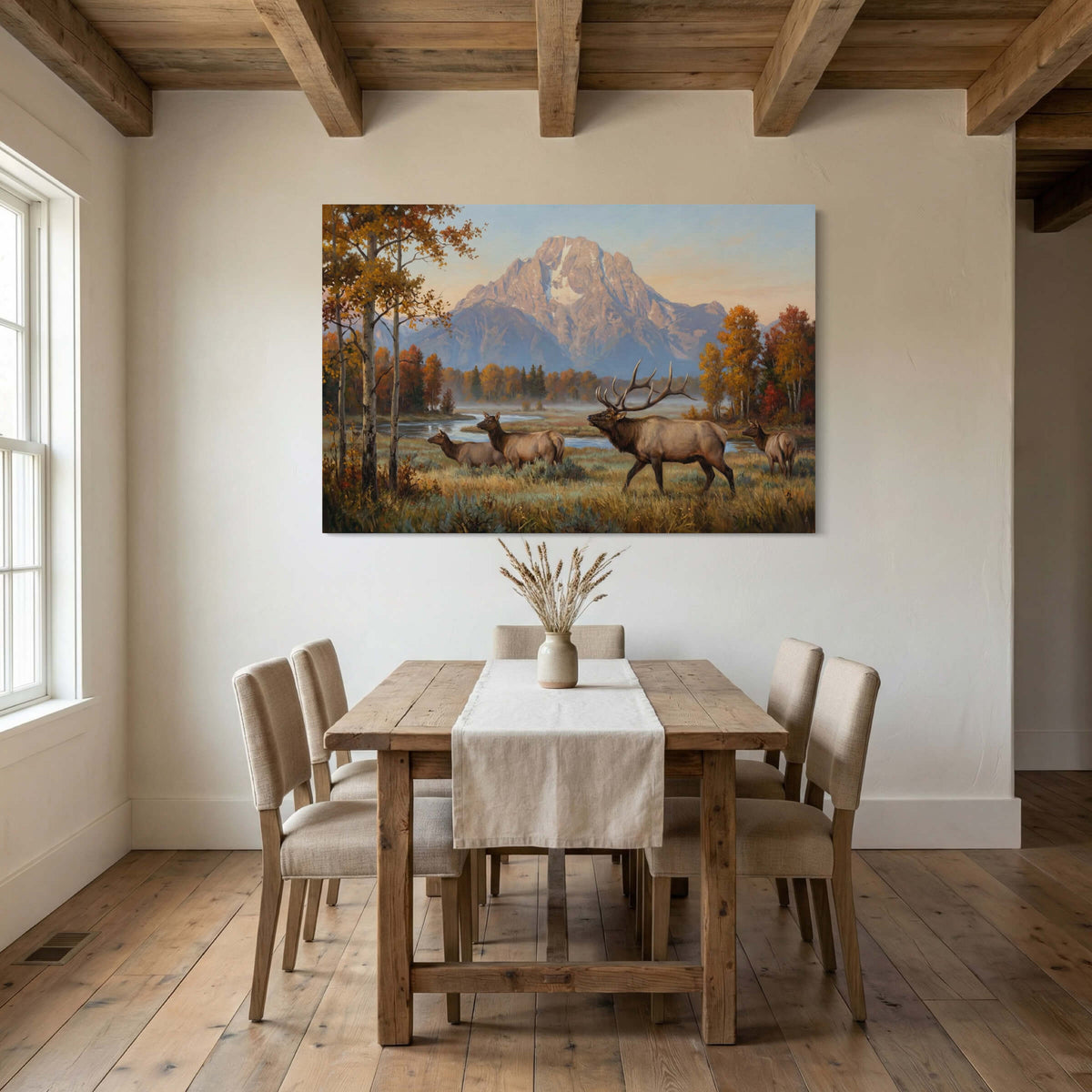 Morning at Mount Moran