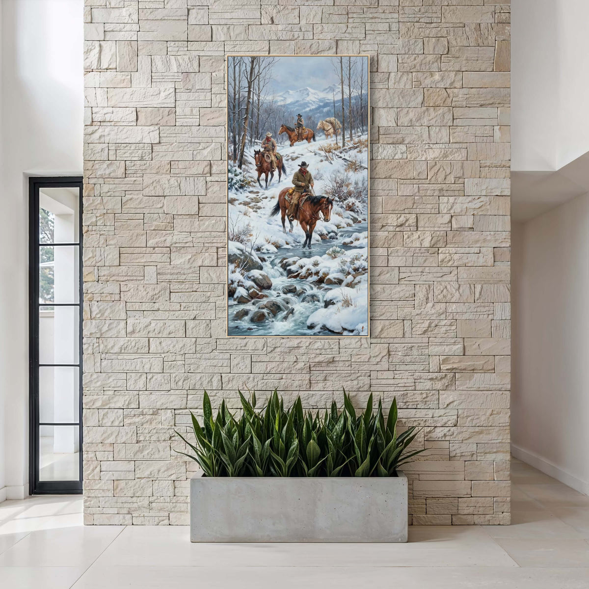 Three Cowboys, One Cold Stream, No Complaints