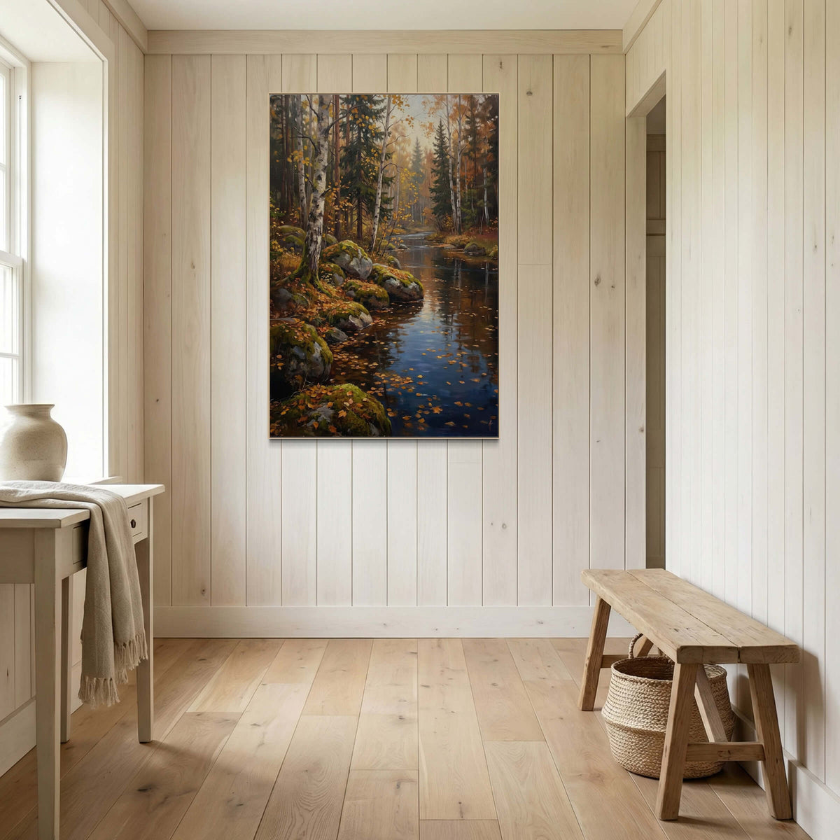 Leaves on the Still Water