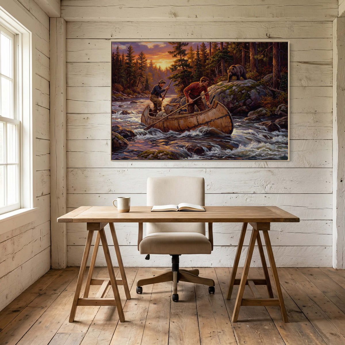 Bear Above the Rapids