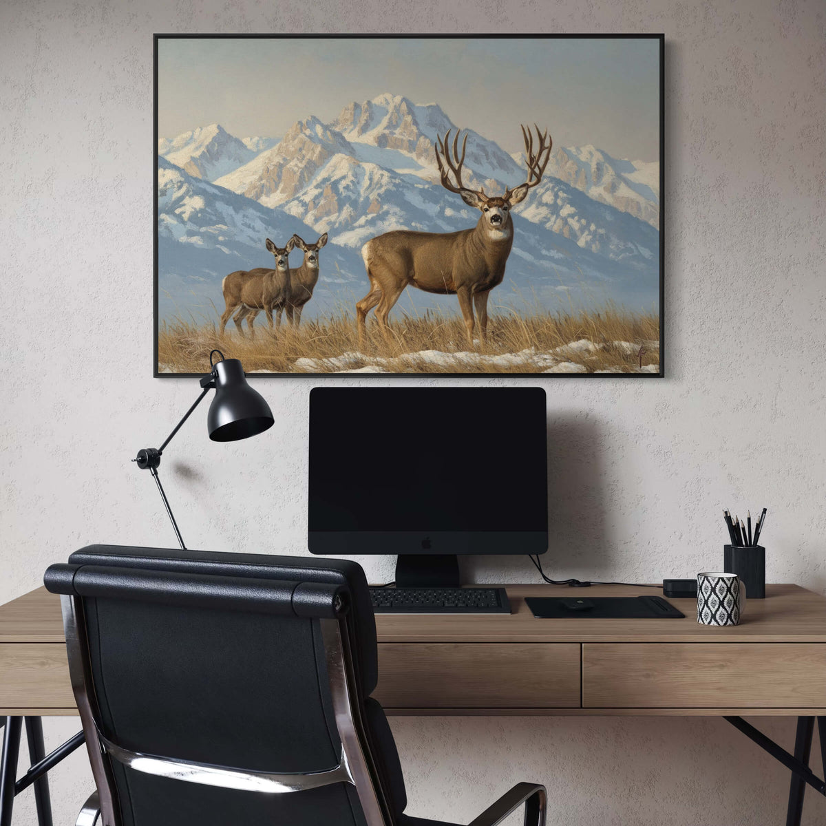 Majestic Buck and Companions