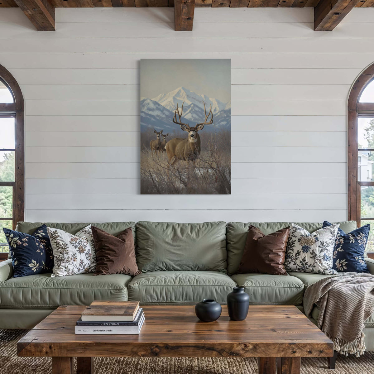 Burris Buck Before the Peaks Wall Art