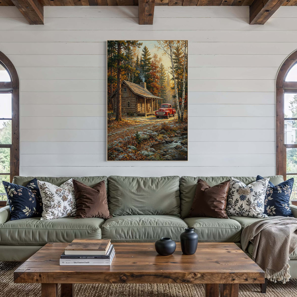 October at the Creek Cabin