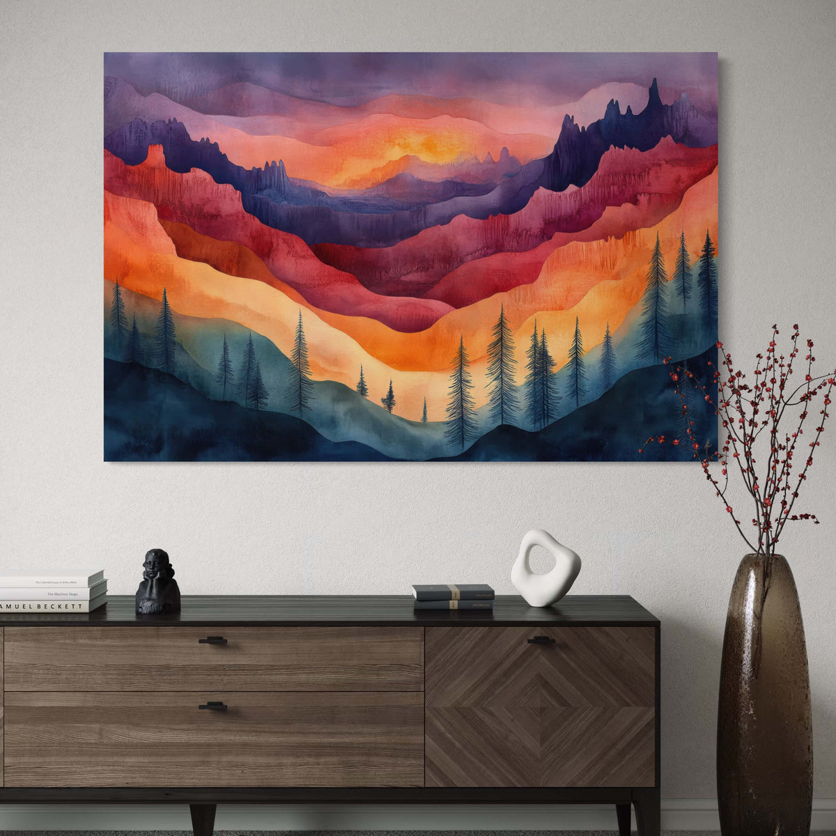 Cascading Horizons at Dusk