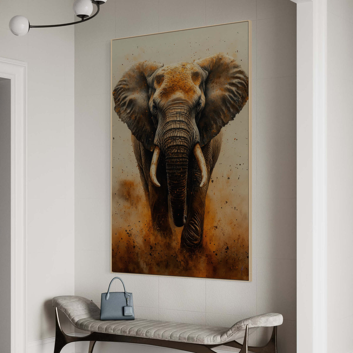 Ink and Ivory Elephant