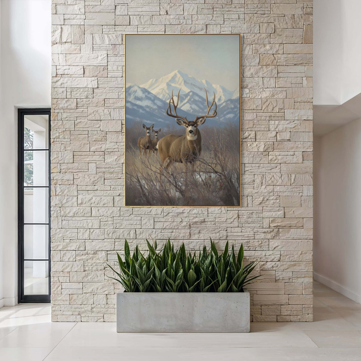 Burris Buck Before the Peaks Wall Art