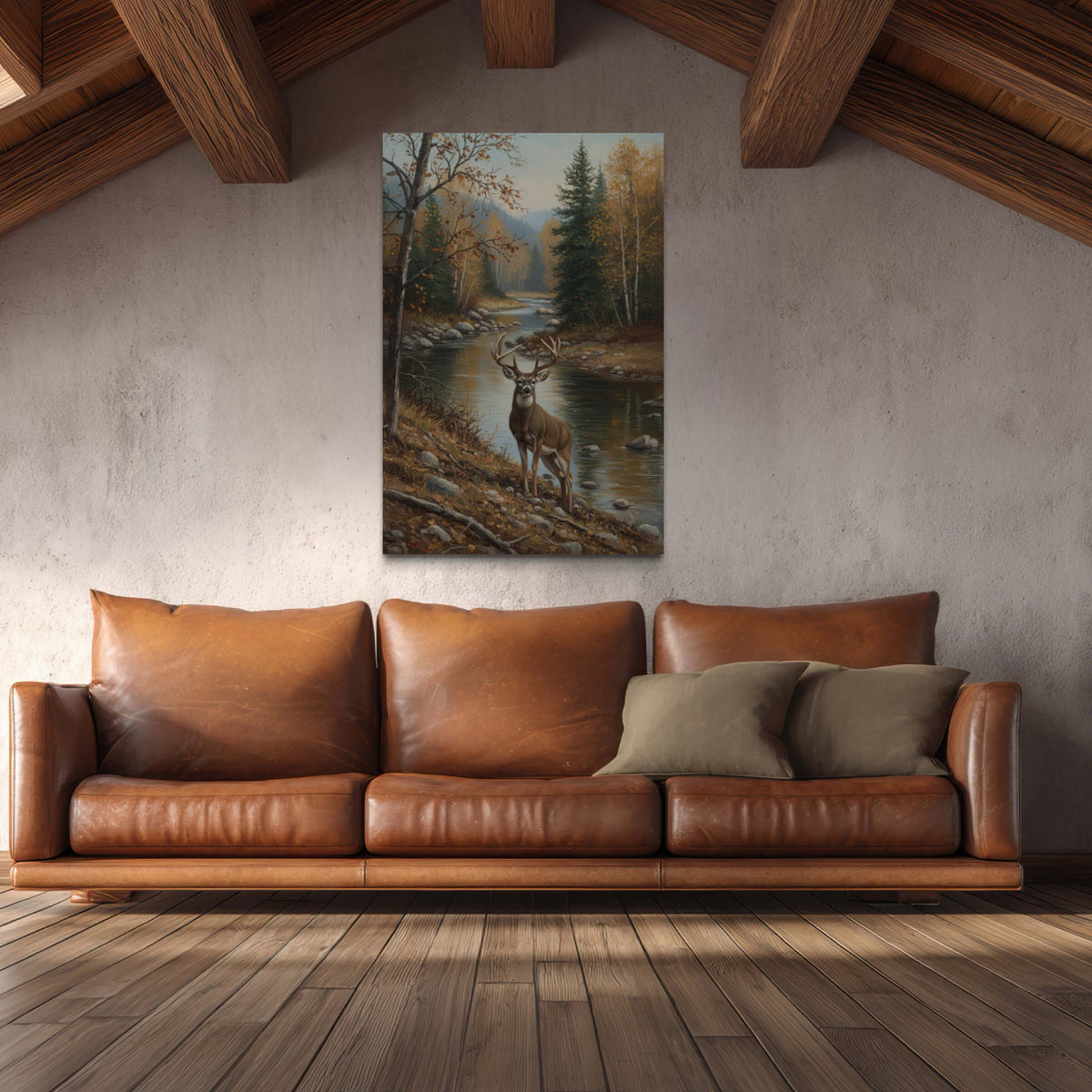 Tranquil Woodland Buck