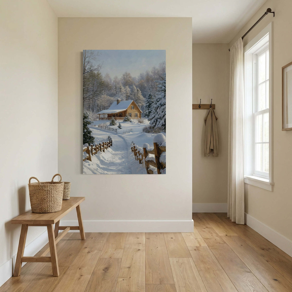 Morning Light on Fresh Snow