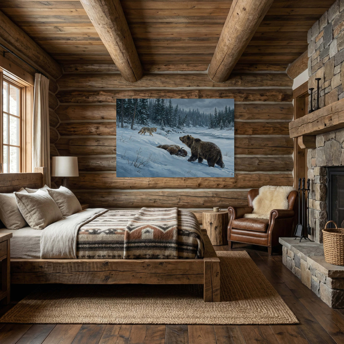 Grizzly Defends the Kill