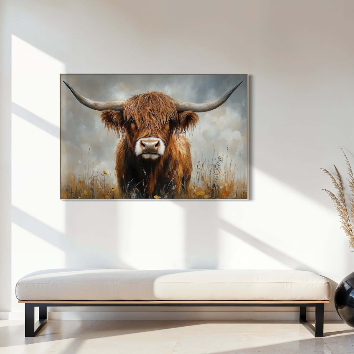 Rustic Nobility Highland Cow
