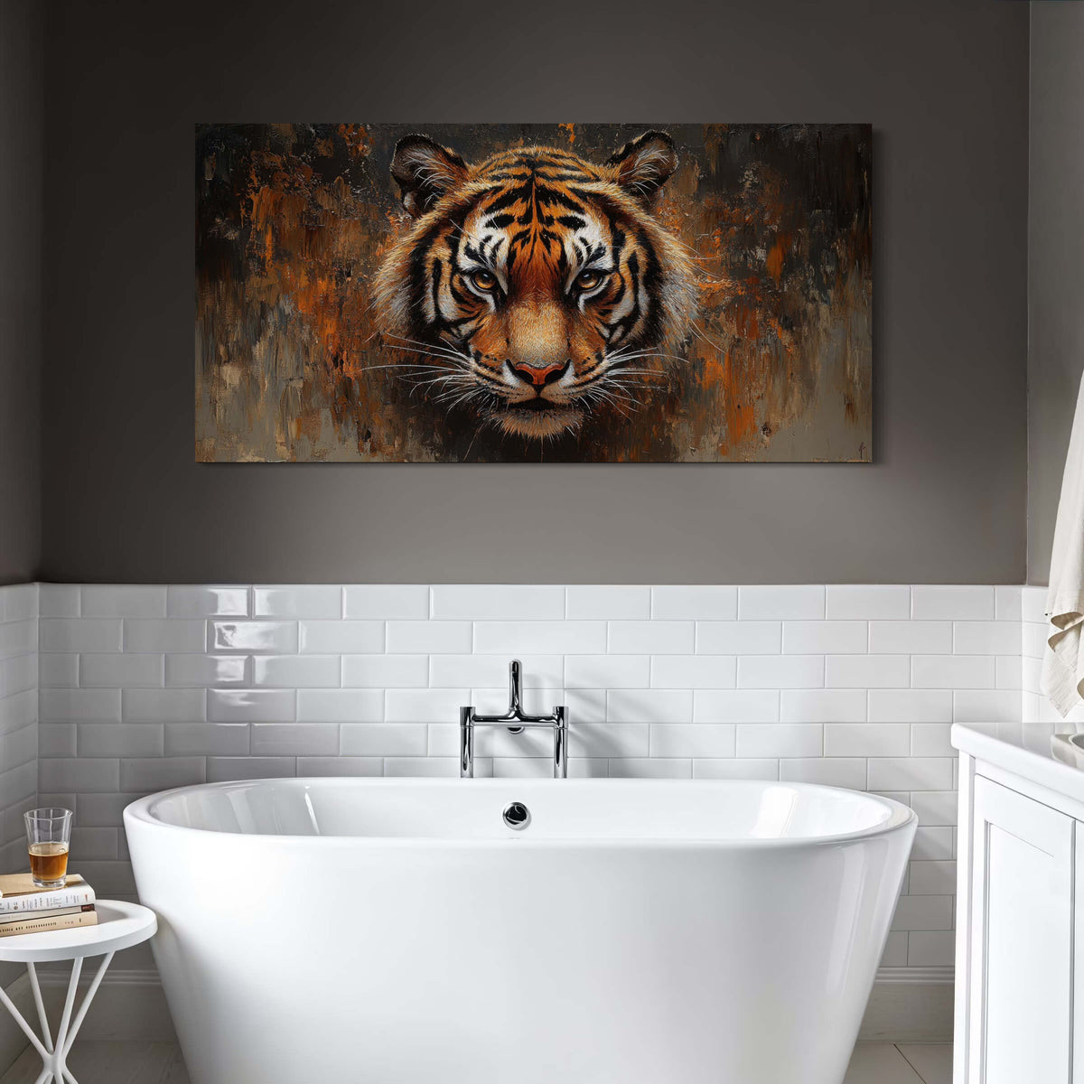 Portrait in Rust Tiger
