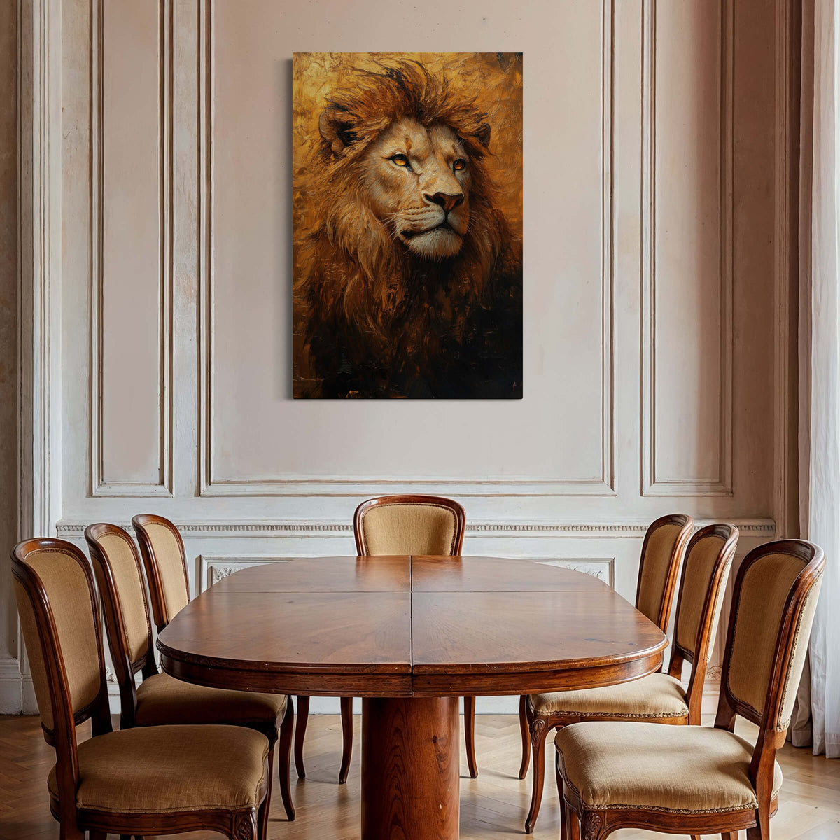 Golden Lion Majesty Portrait