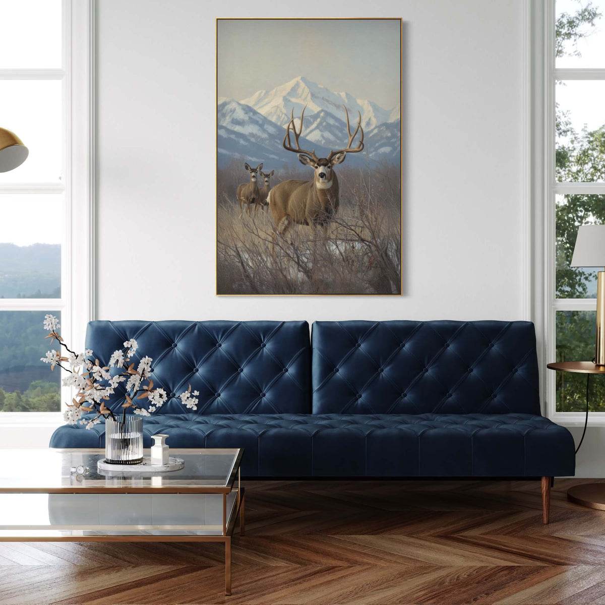 Burris Buck Before the Peaks Wall Art