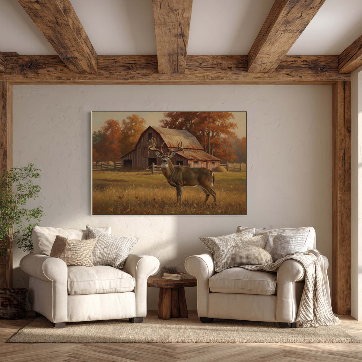 Autumn Barn Buck