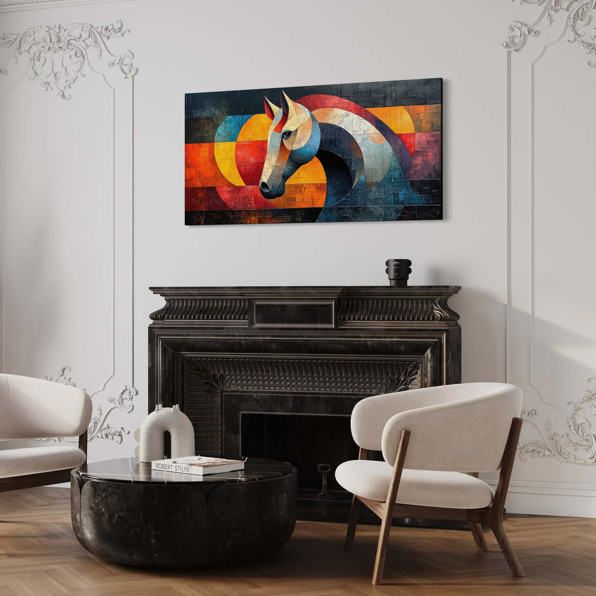 Abstract Equine Horse