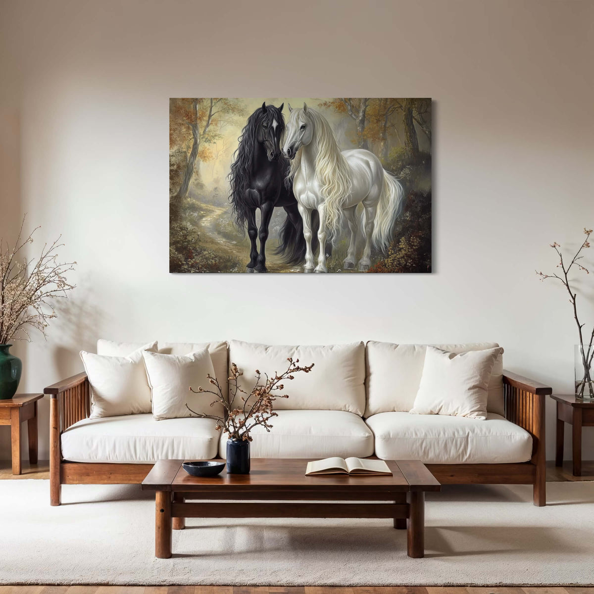 Autumn's Embrace Horses