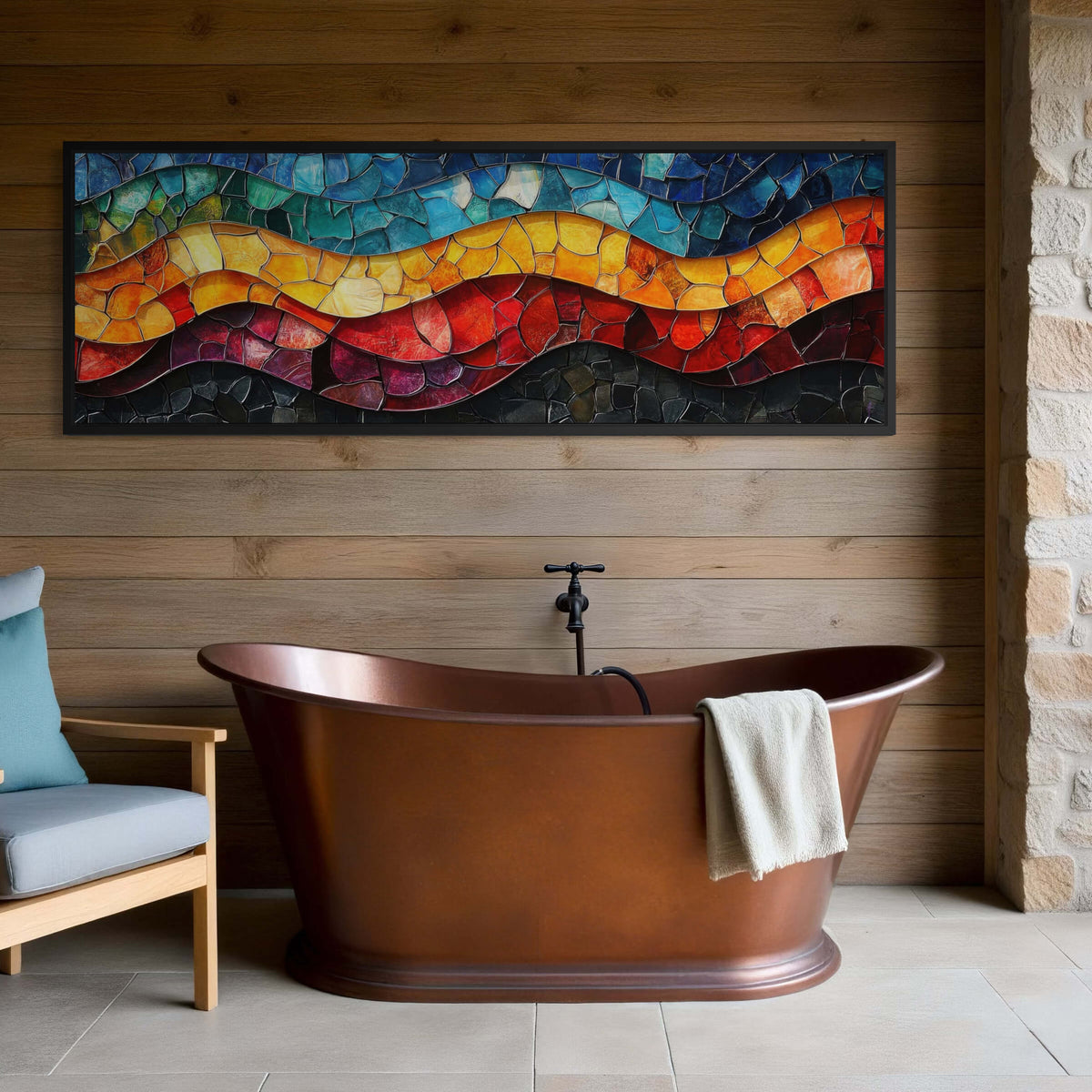 Waves of Fractured Color
