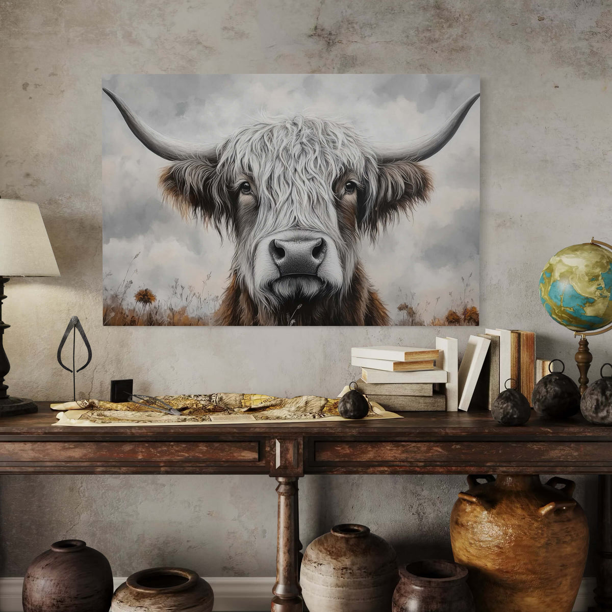 Highland Calm Highland Cow