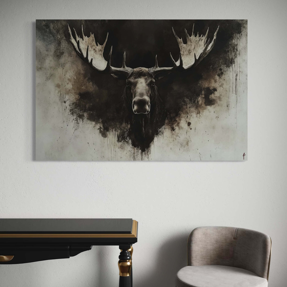 Dark Antlered Gaze