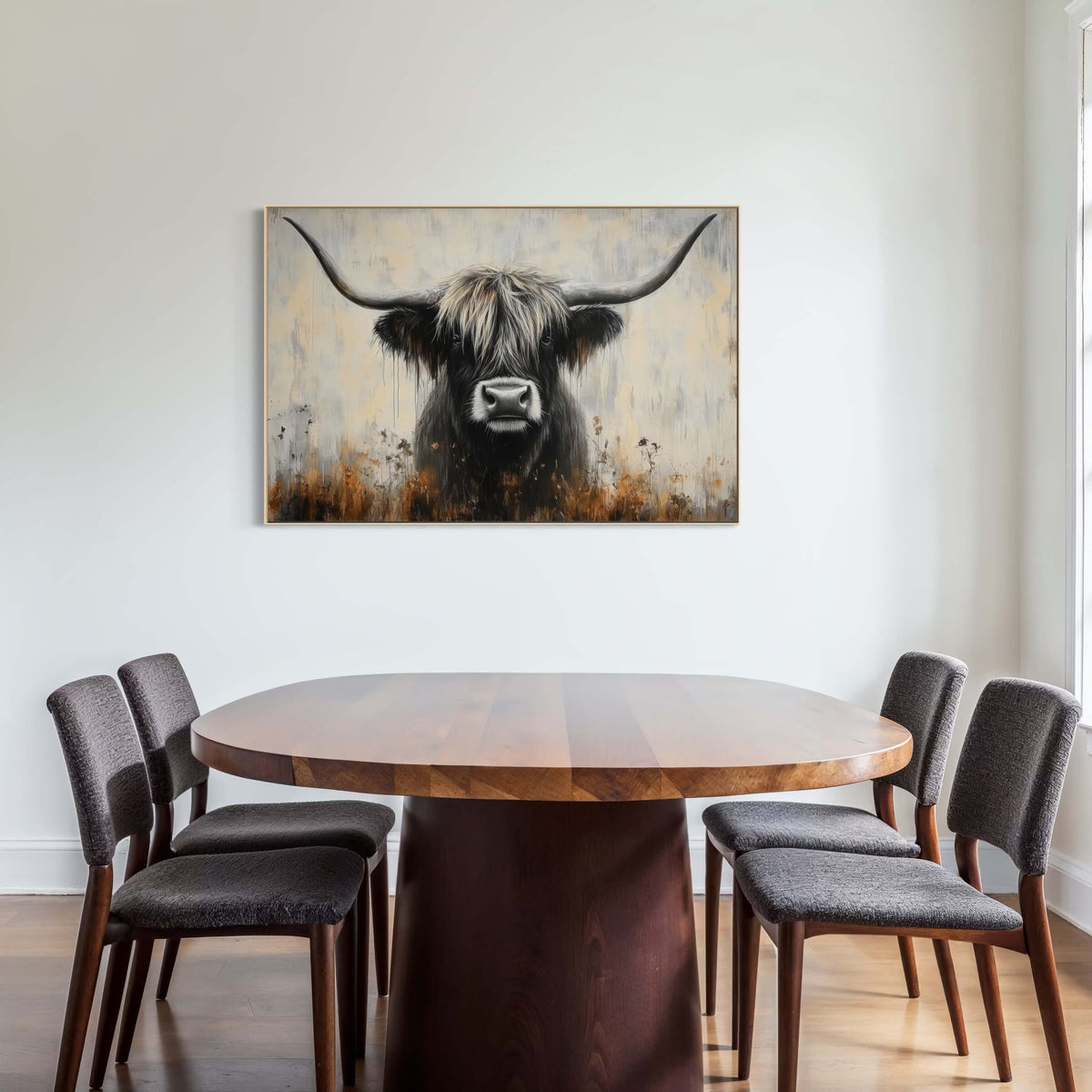 Dark Majesty Highland Cow